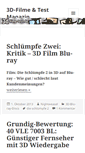 Mobile Screenshot of 3d-filme-test.de